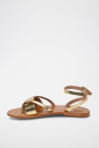 Sandalias de piel Neve - Dorado