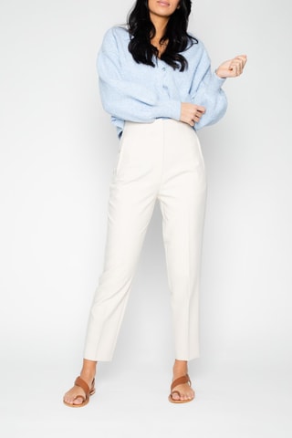 Sandalias de piel Farshid - Beige, marrón y plateado