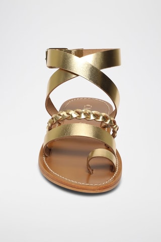 Sandalias de piel Aarushi - Dorado