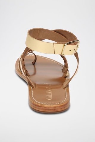 Sandalias de piel Aarushi - Dorado