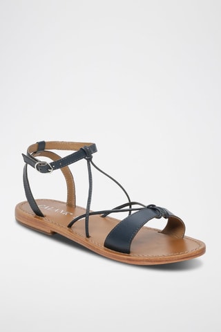 Sandalias de piel caprina Zelica - Azul