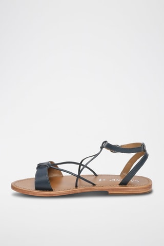 Sandalias de piel caprina Zelica - Azul