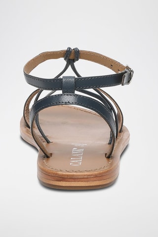 Sandalias de piel caprina Zelica - Azul