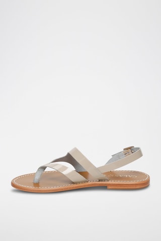 Sandalias de piel Palmeiras - Beige