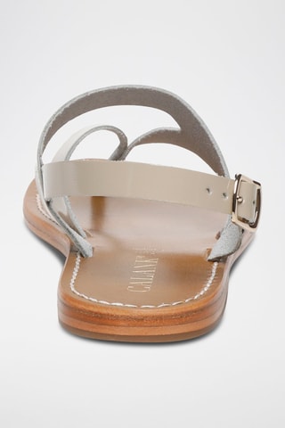 Sandalias de piel Palmeiras - Beige