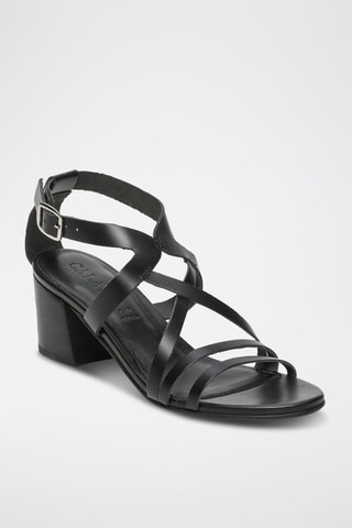 Sandali in pelle di camoscio Nellie - Nero