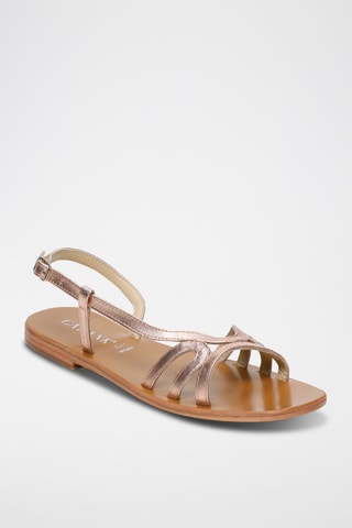 Sandalias de piel Nya - Rosa