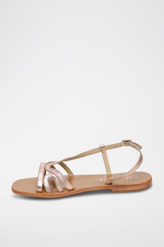 Sandalias de piel Nya - Rosa