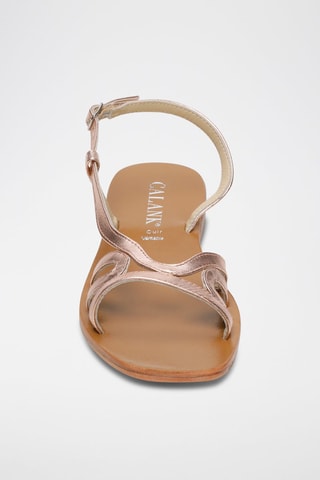 Sandalias de piel Nya - Rosa