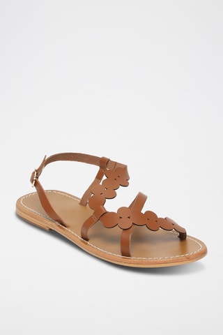 Sandali in pelle di camoscio Sarzana - Marrone