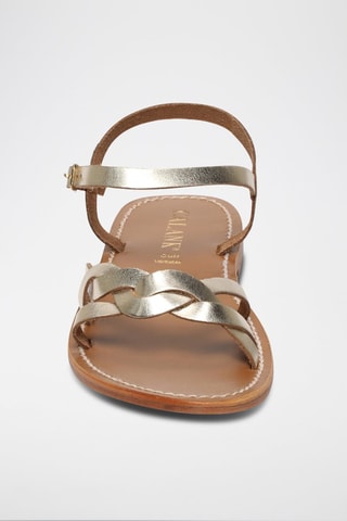 Sandalias de piel Joséphine - Dorado