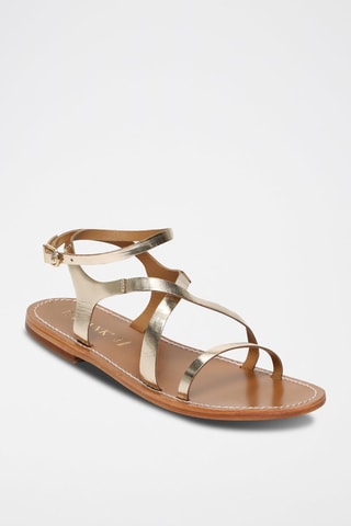 Sandalias de piel Ariana - Dorado