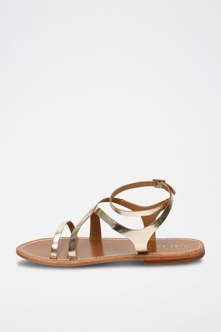 Sandalias de piel Ariana - Dorado