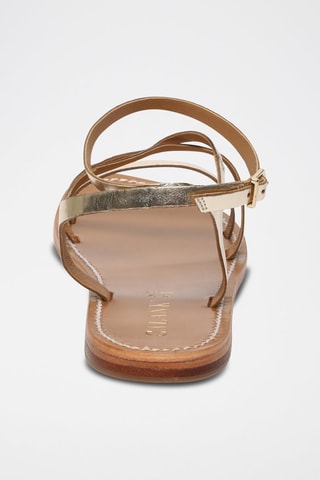 Sandalias de piel Ariana - Dorado