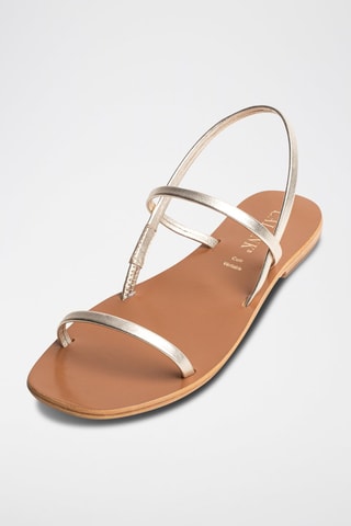Sandalias de piel napa Dorrin - Dorado