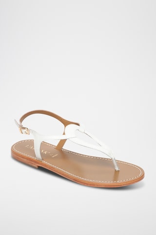 Sandalias de piel caprina - Blanco