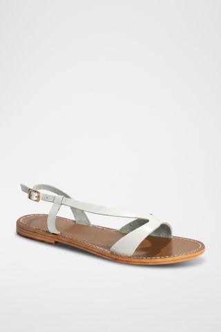 Sandalias de piel - Blanco