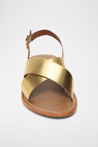 Sandalias de piel - Dorado