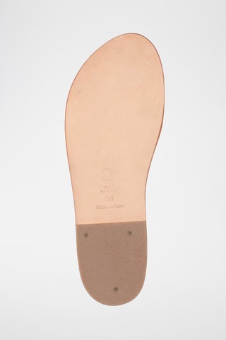 Sandalias de piel - Verde claro