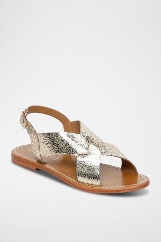 Sandalias de piel - Dorado