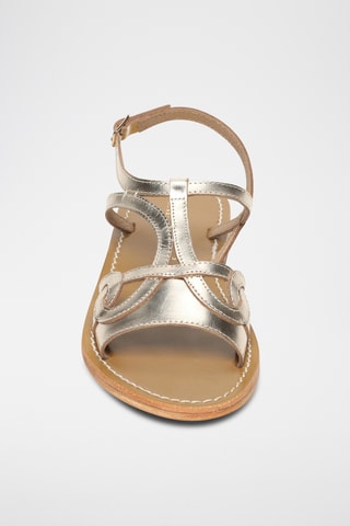 Sandalias de piel - Dorado