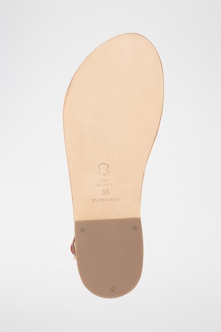 Sandalias de piel caprina nobuk - Rojo