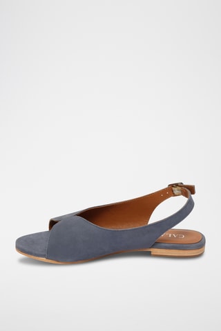 Sandalias de nobuk - Azul