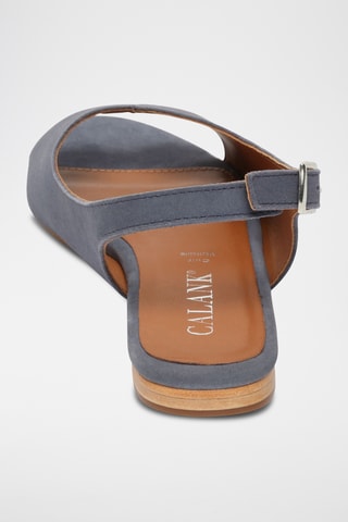 Sandalias de nobuk - Azul