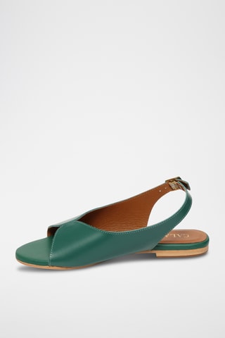 Sandalias de piel - Verde