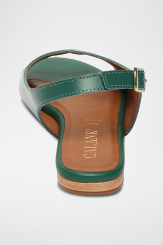 Sandalias de piel - Verde