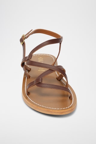 Sandalias de nobuk - Marrón