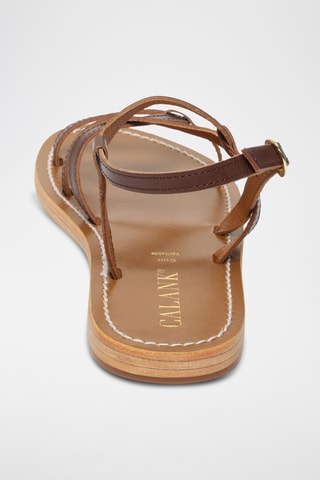 Sandalias de nobuk - Marrón
