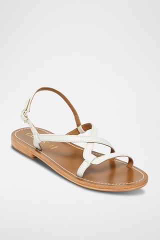 Sandalias de piel napa - Blanco