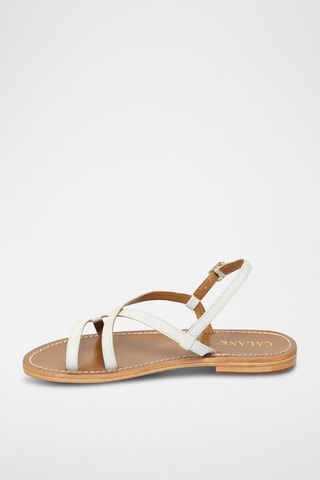 Sandalias de piel napa - Blanco