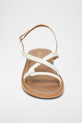 Sandalias de piel napa - Blanco