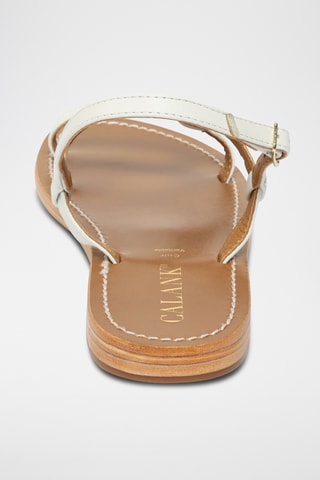 Sandalias de piel napa - Blanco