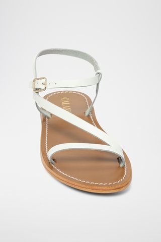 Sandalias de piel - Blanco