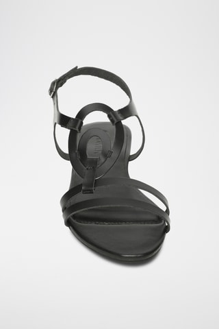 Sandalias de piel - Negro