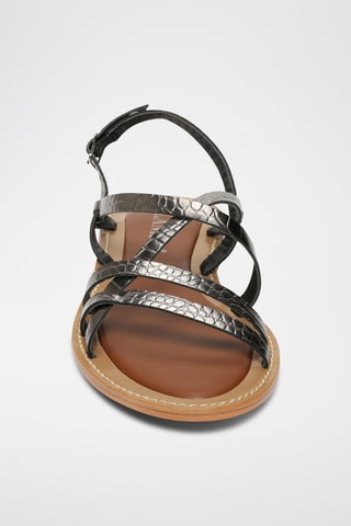Sandalias de piel caprina - Negro