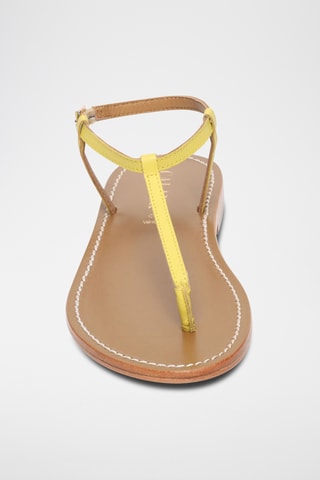 Sandalias de piel caprina - Amarillo