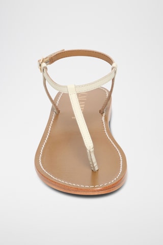 Sandalias de piel caprina - Blanco