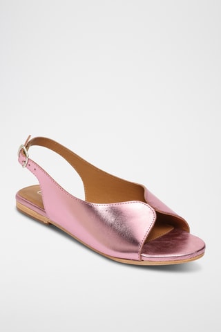Sandalias de piel - Rosa