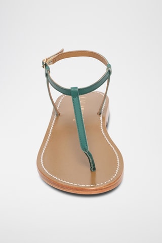 Sandalias de piel caprina - Verde