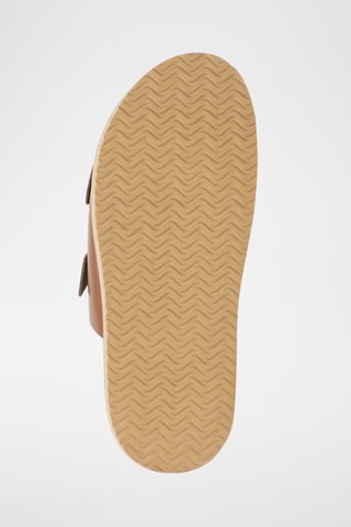 Sandalias de piel - Camel