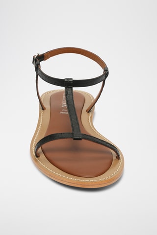 Sandalias de piel caprina - Negro