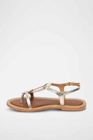 Sandalias de piel caprina - Dorado