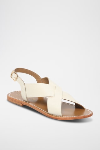 Sandalias de piel caprina - Blanco
