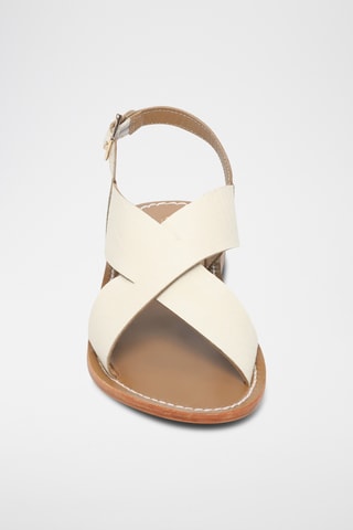 Sandalias de piel caprina - Blanco
