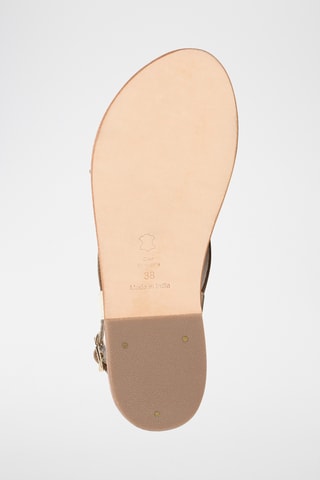 Sandalias de piel caprina - Blanco