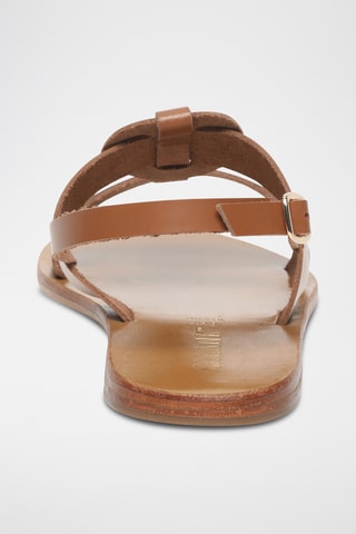 Sandalias de piel - Dorado